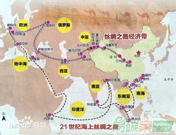 探索一帶一路氣候格局